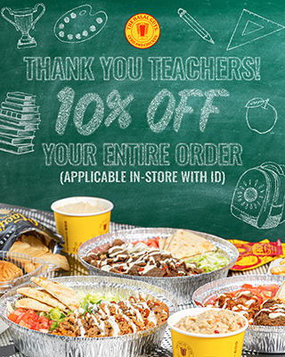 Celebrating Teachers at The Halal Guys! icon