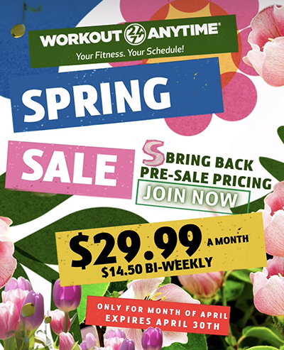 Workout Anytime Spring Sale icon